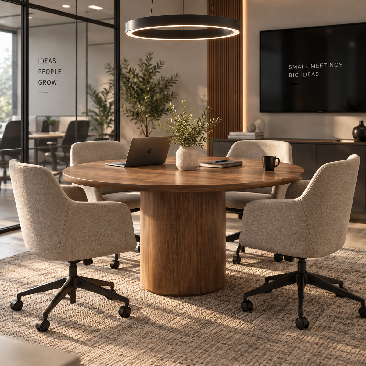 Bloom Round Meeting Table