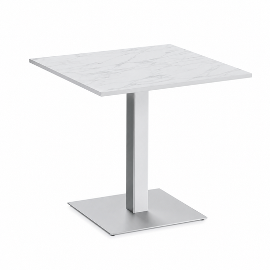 Solid square Café table