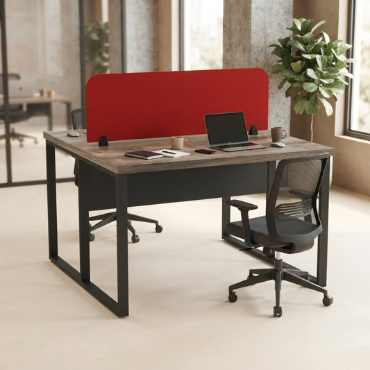 Dynamo Team Workstation for 2 Persons without Storage and with Partition