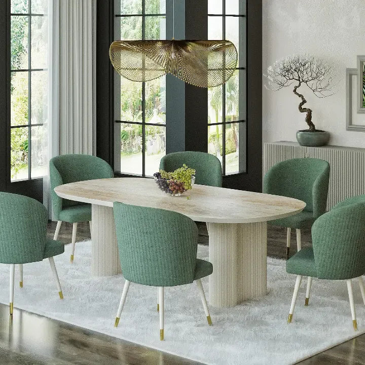 Fiam Dining Table With 6 Chairs