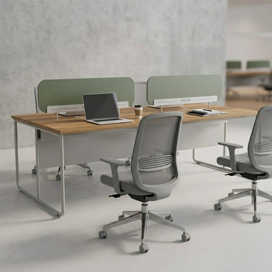 Beyond Workstation for 4 persons with partition and without storage