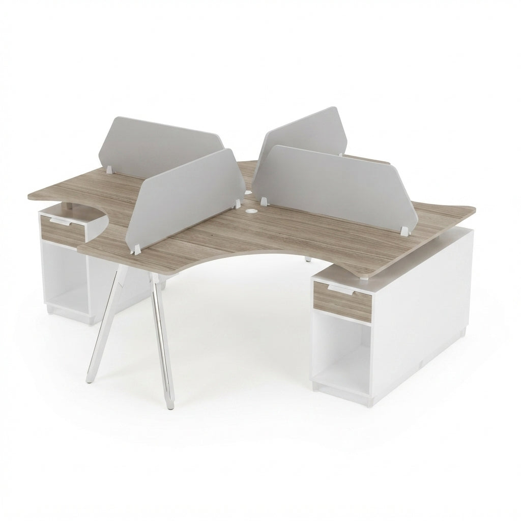 Aspire Cubical Workstation For Four Persons