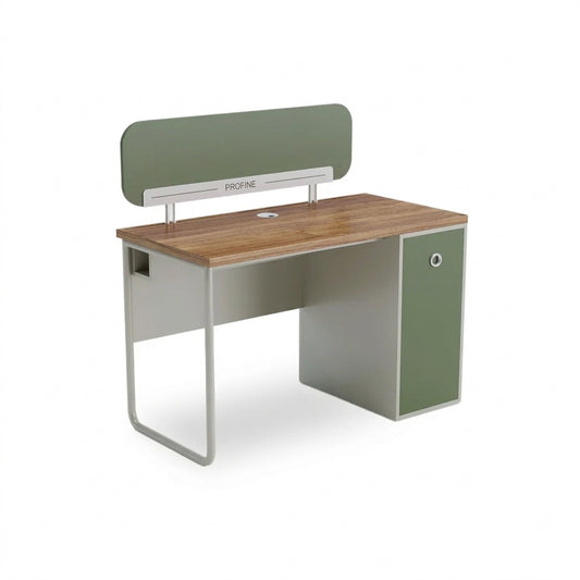 Beyond Workstation for 1 person with partition with storage
