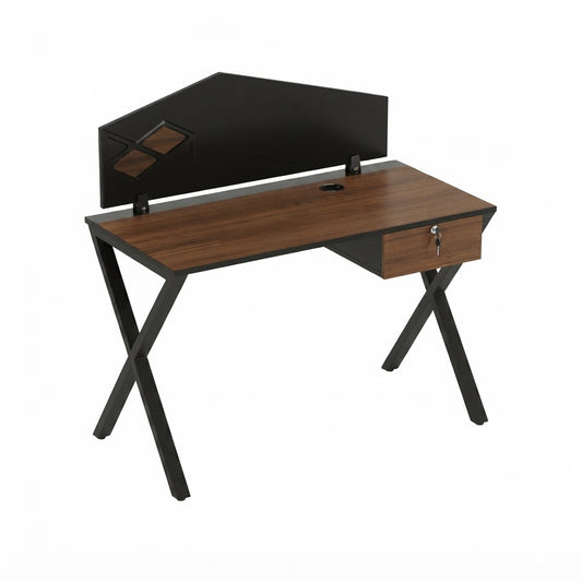 Freedom Linear Workstation With Partition, With Drawer For One Person
