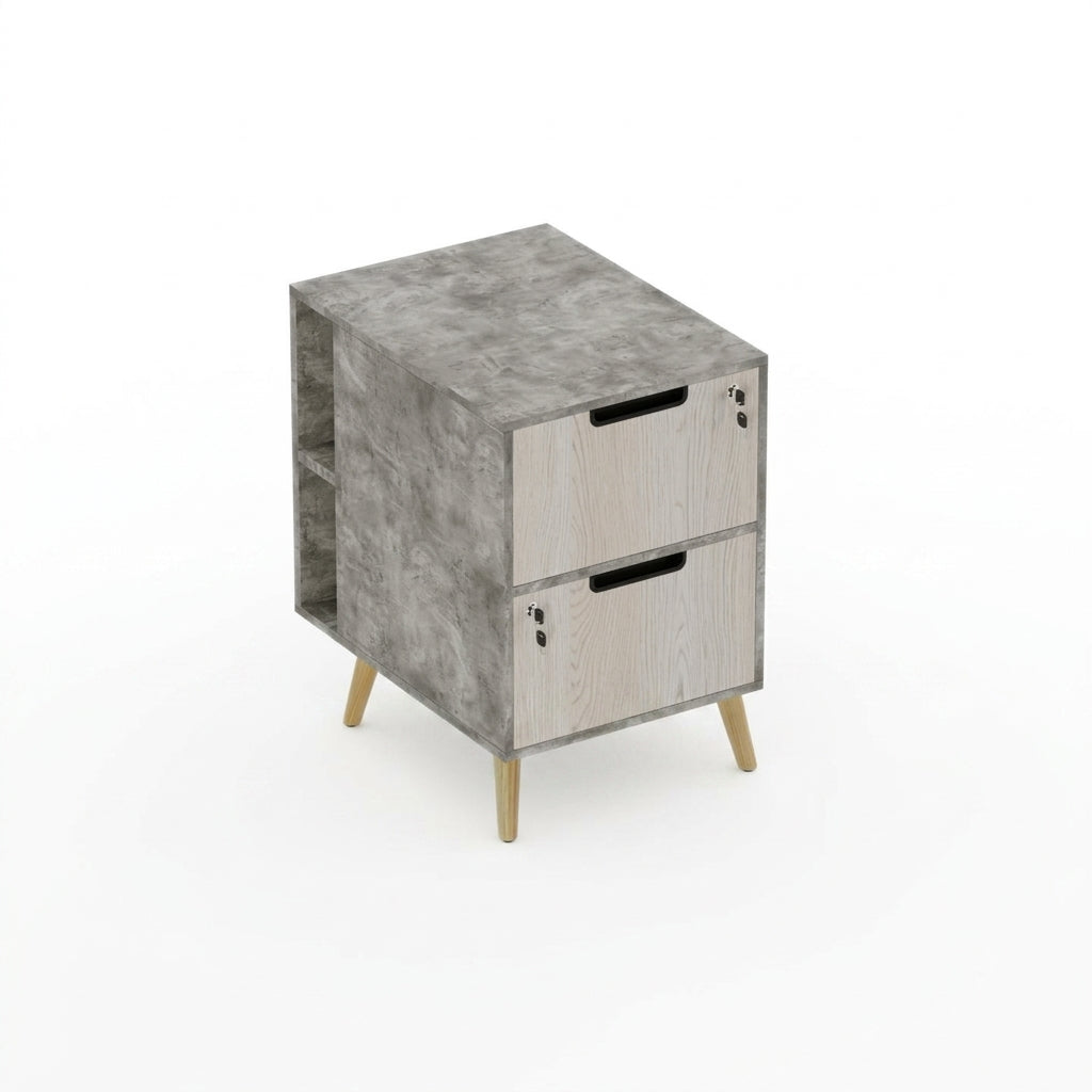 Smart Two Drawer Pedestal