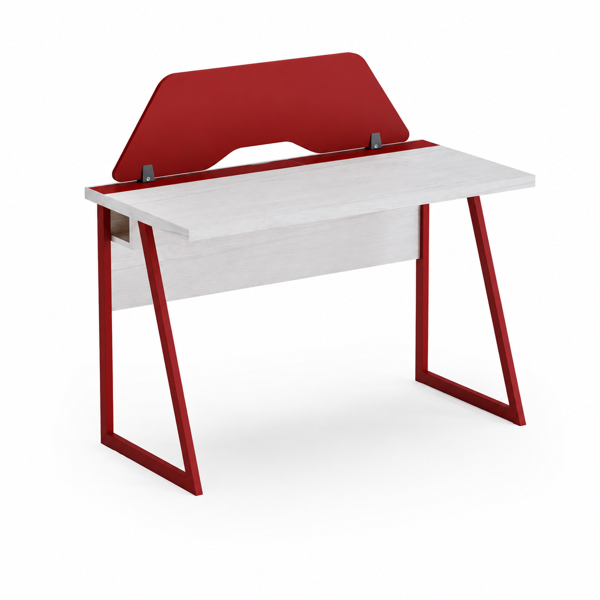 Kinetic Study Table With Wire Duct & Partition