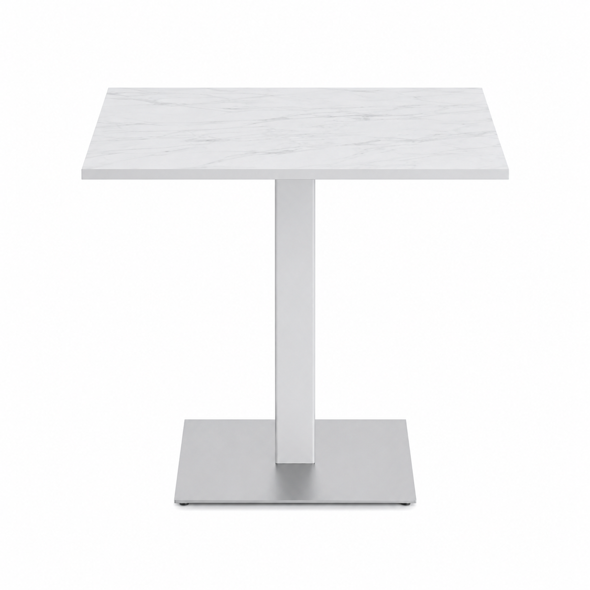 Solid square Café table