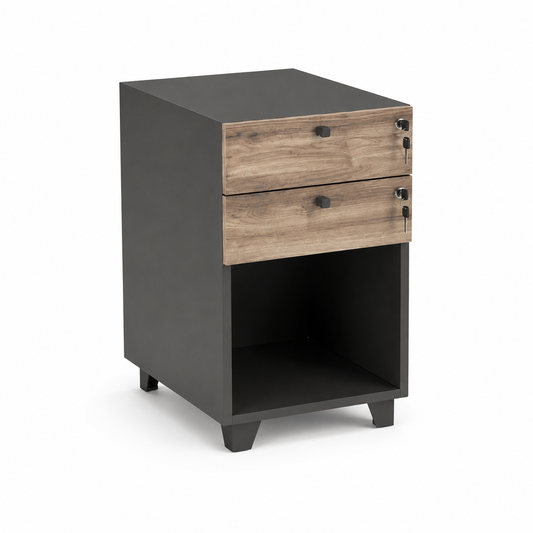 Dynamo Double Drawer Pedestal