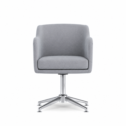 New scoop visitor chair chrome frame