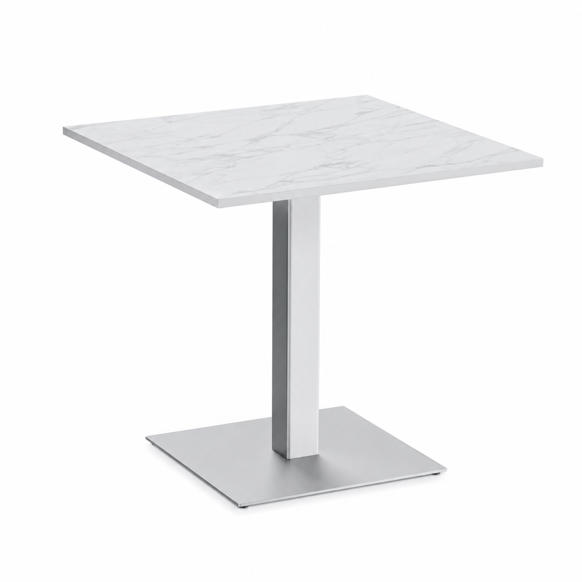 Solid square Café table
