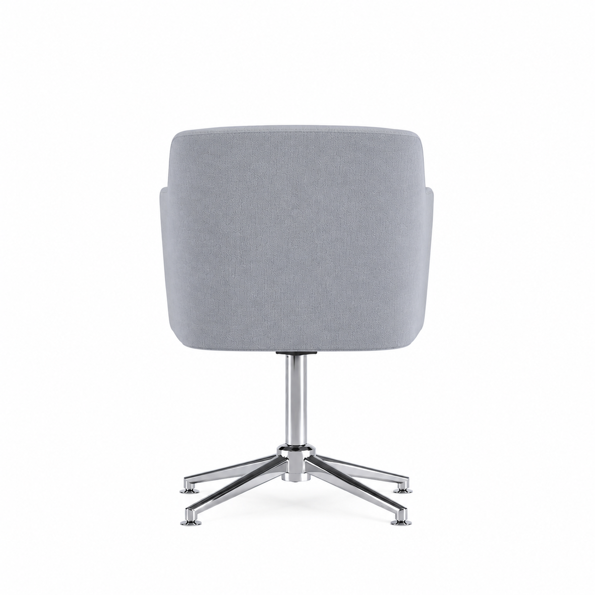New scoop visitor chair chrome frame