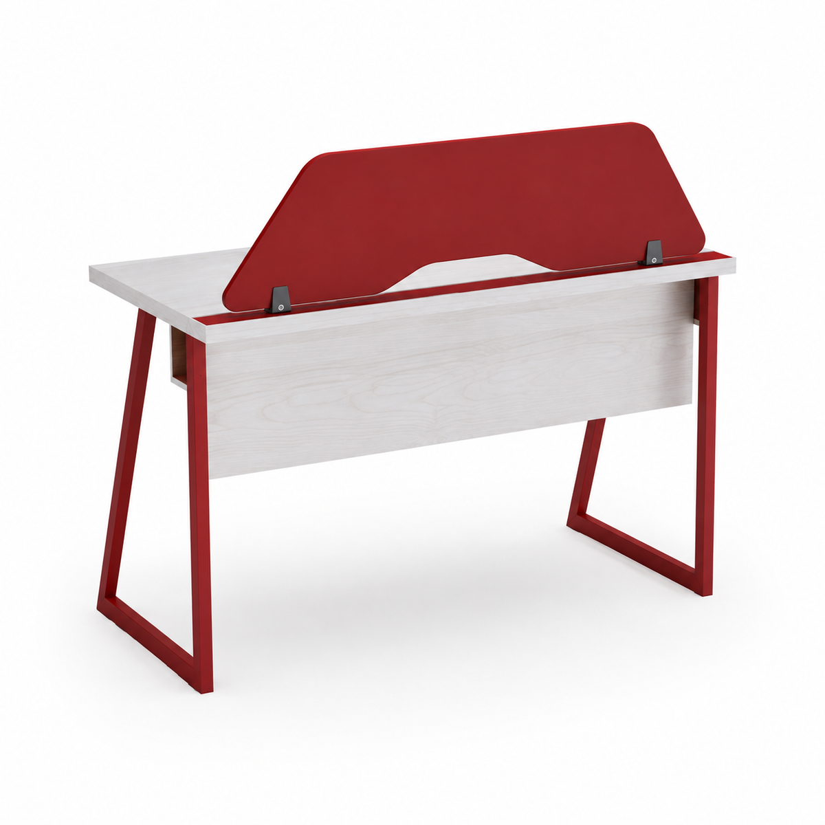 Kinetic Study Table With Wire Duct & Partition