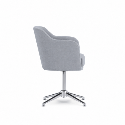 New scoop visitor chair chrome frame