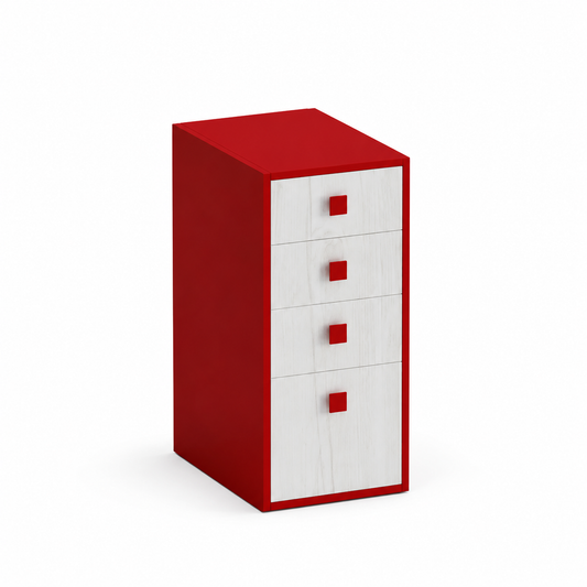 Kinetic 3 Drawer Storage Pedestal