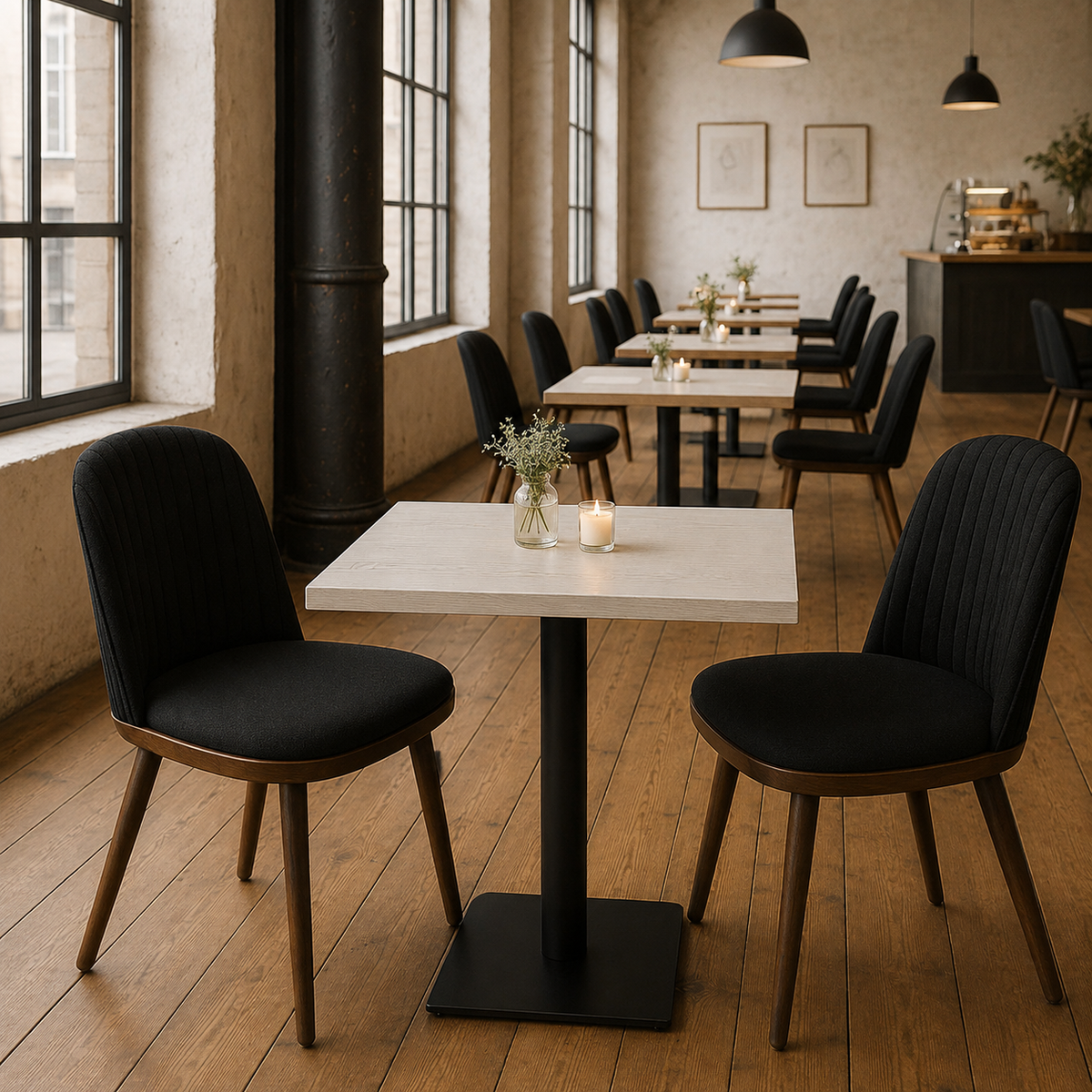 Omega square café table