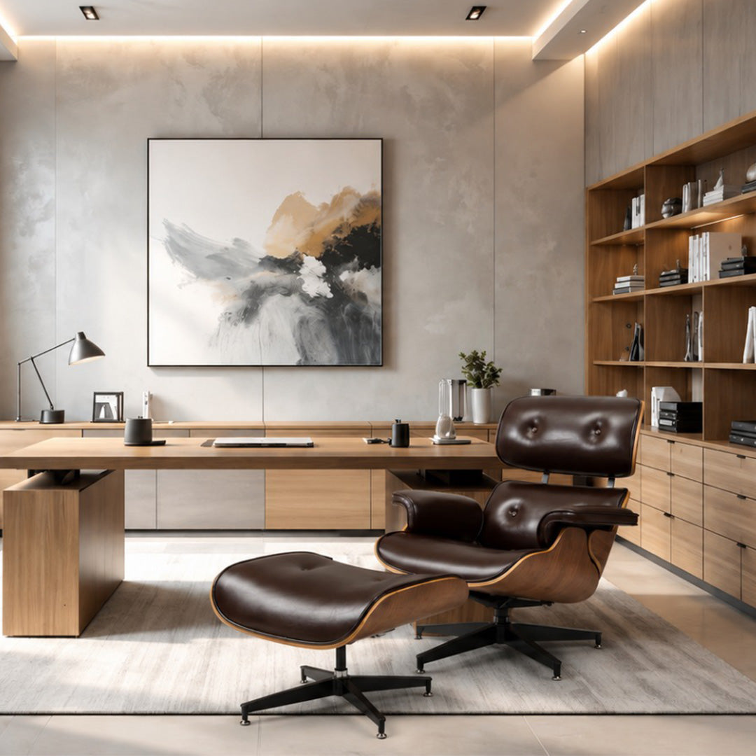 Dune relaxing chair with footrest
