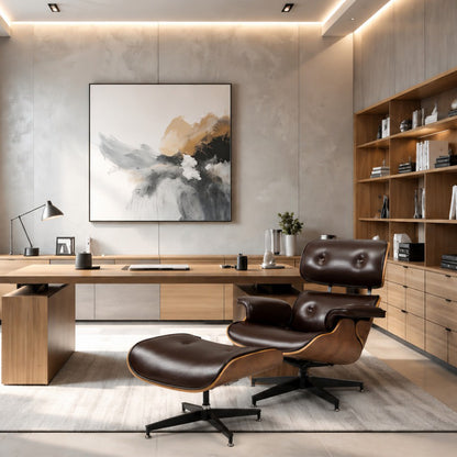 Dune relaxing chair with footrest