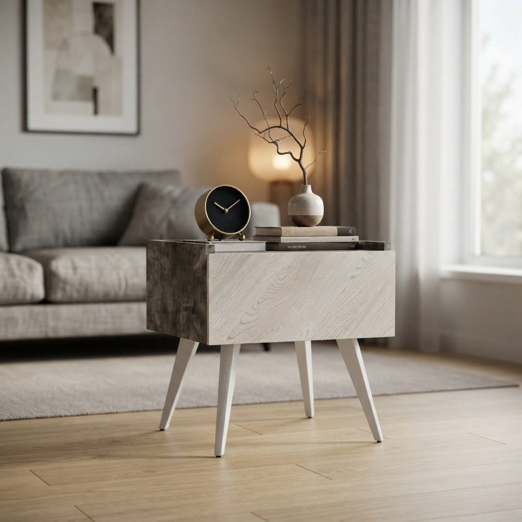 Opal Side Tables Pair
