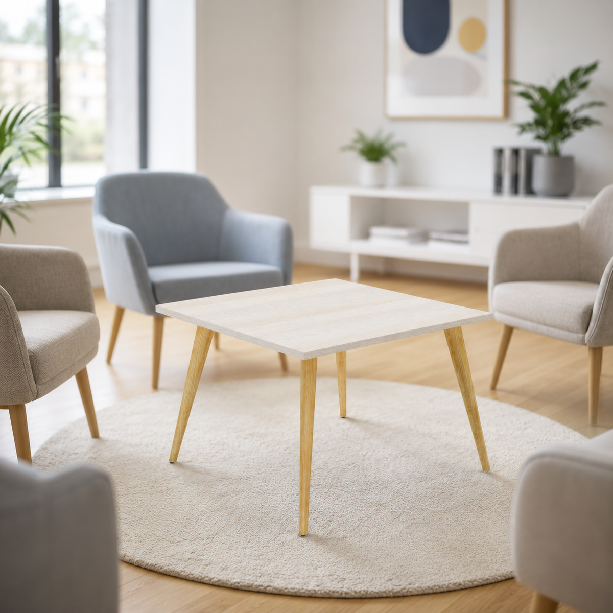 Smart Center Square Table