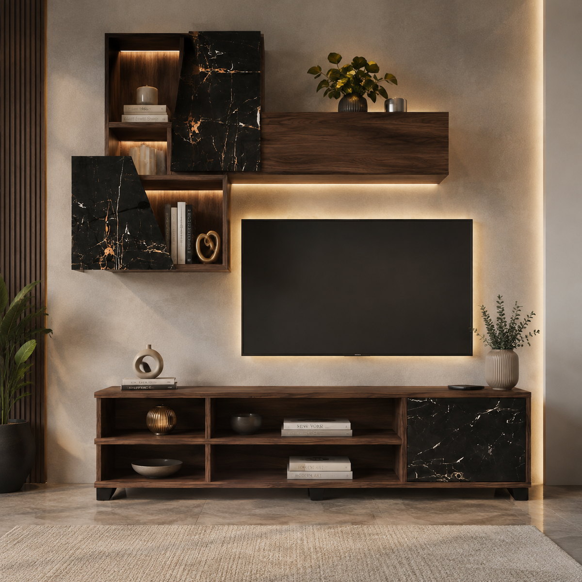 Marble TV Unit