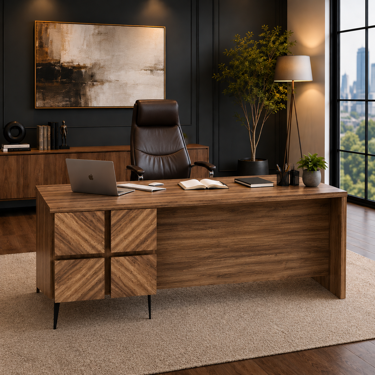 Charter Manager Table Melamine