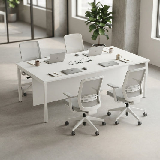 Empower Workstation For Four Persons Without Partitions