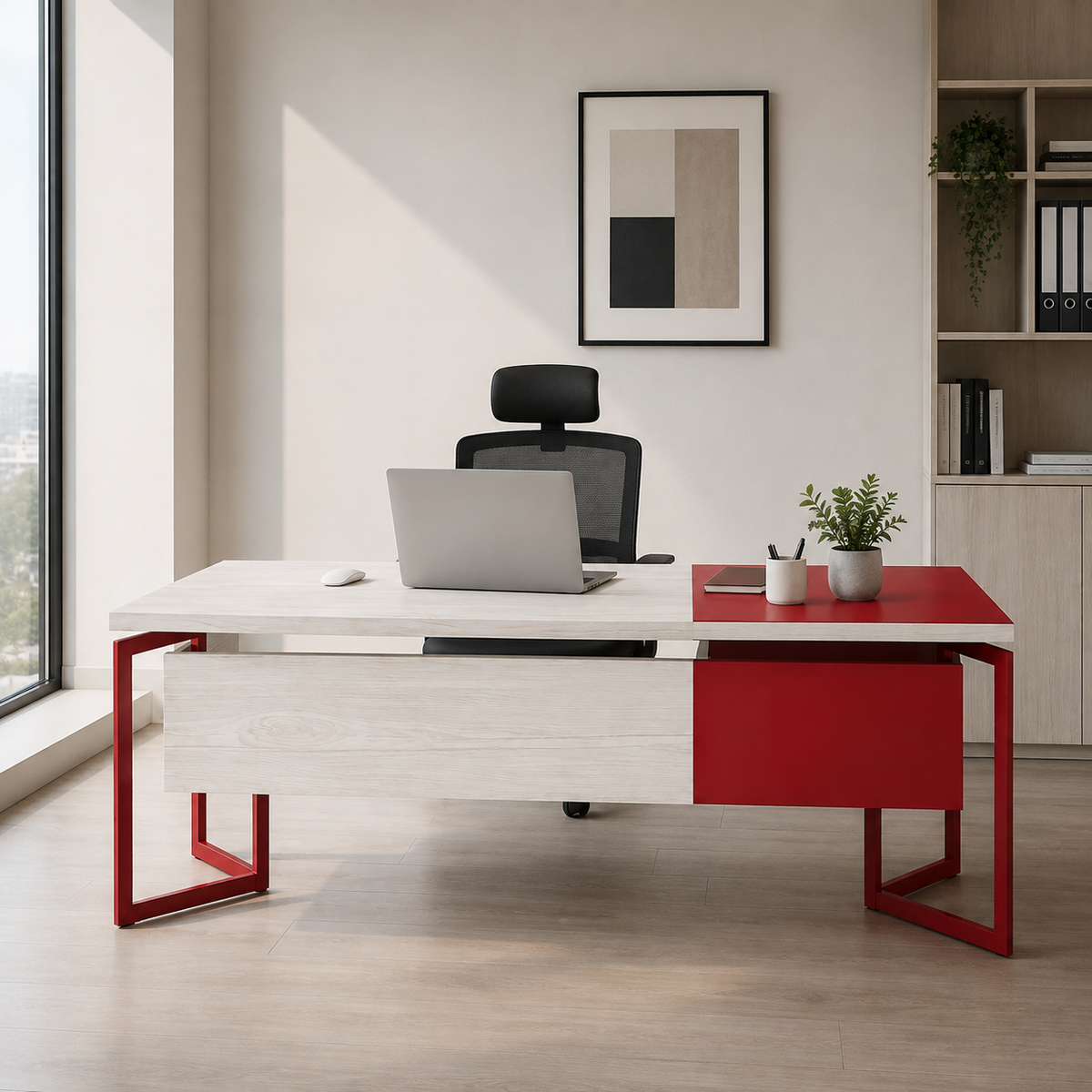 Kinetic Executive Table without Side Rack