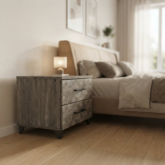 Fossil Side Tables Pair