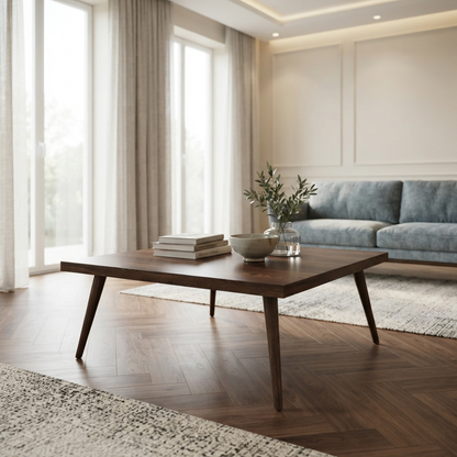 Smart Square Center Table Red Oak Veneer