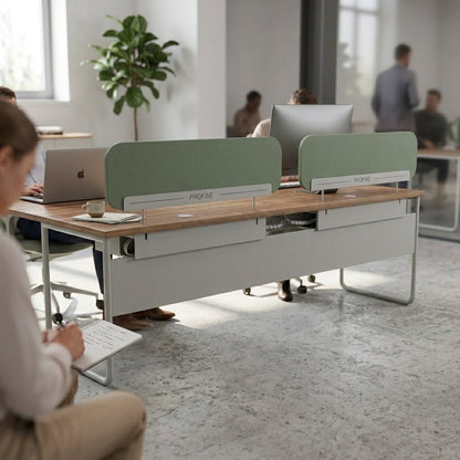 Beyond workstation for 2 persons SBS with partition without storage