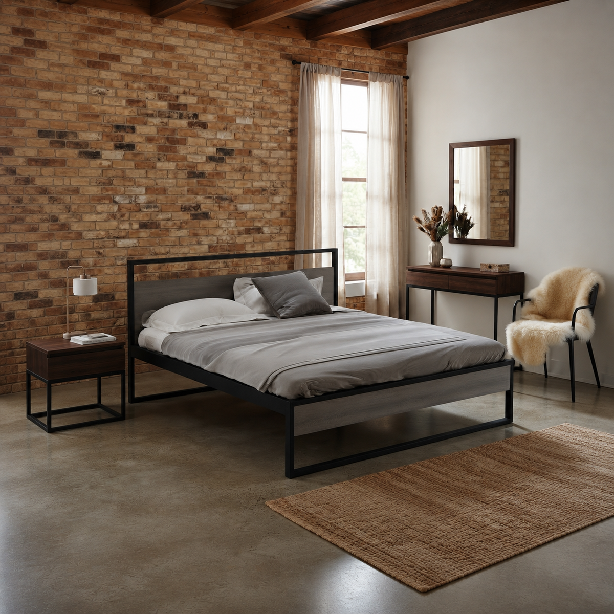 Alder Double Bed Set
