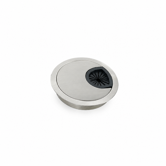 Round Grommet Chrome Metal 60MM
