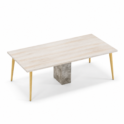 Smart Team Workstation For Four Persons Without Partitions And Accessories