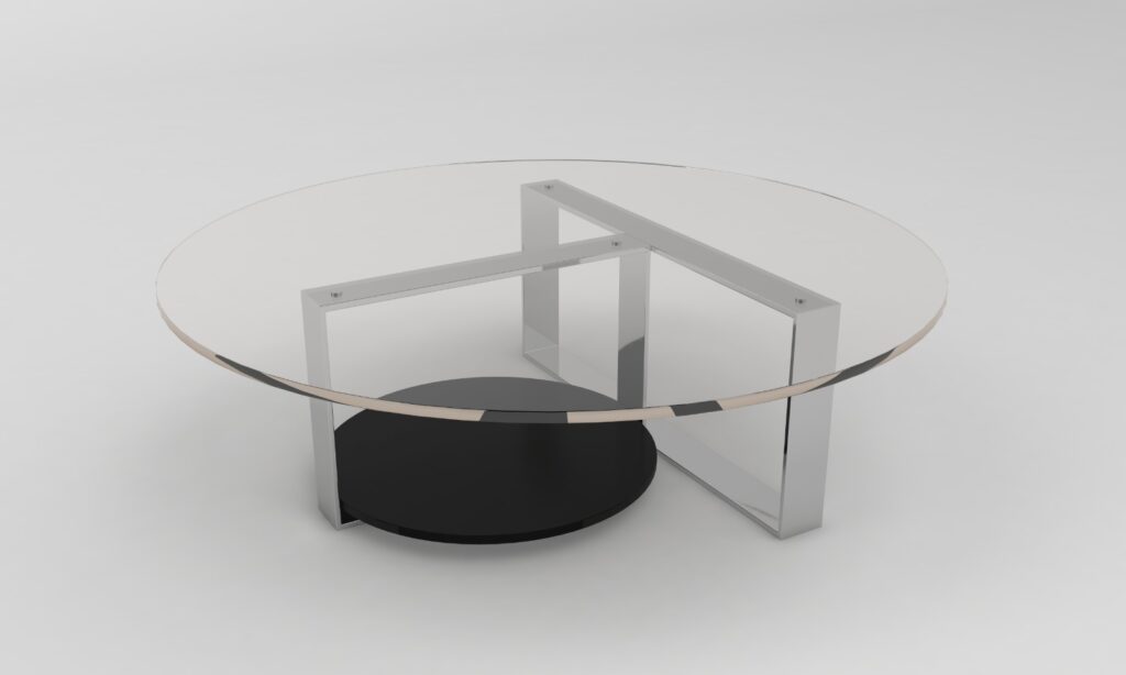Stylish Glass-Top Center Table | Profine