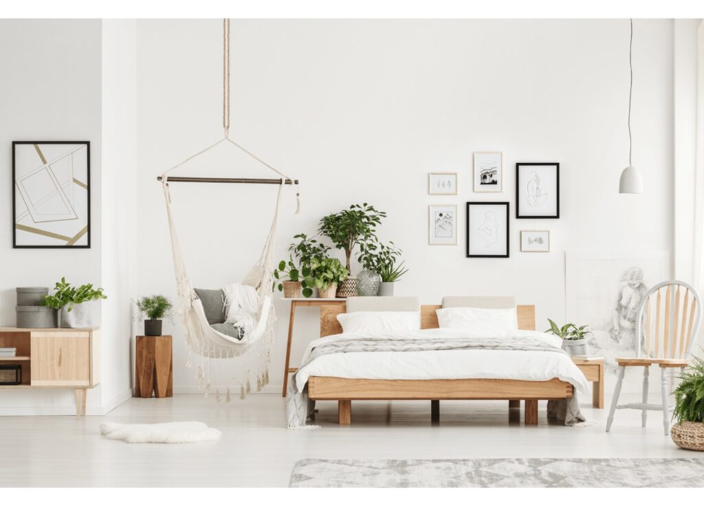 Stylish king size bed set showcasing luxurious design and comfort.-Profine