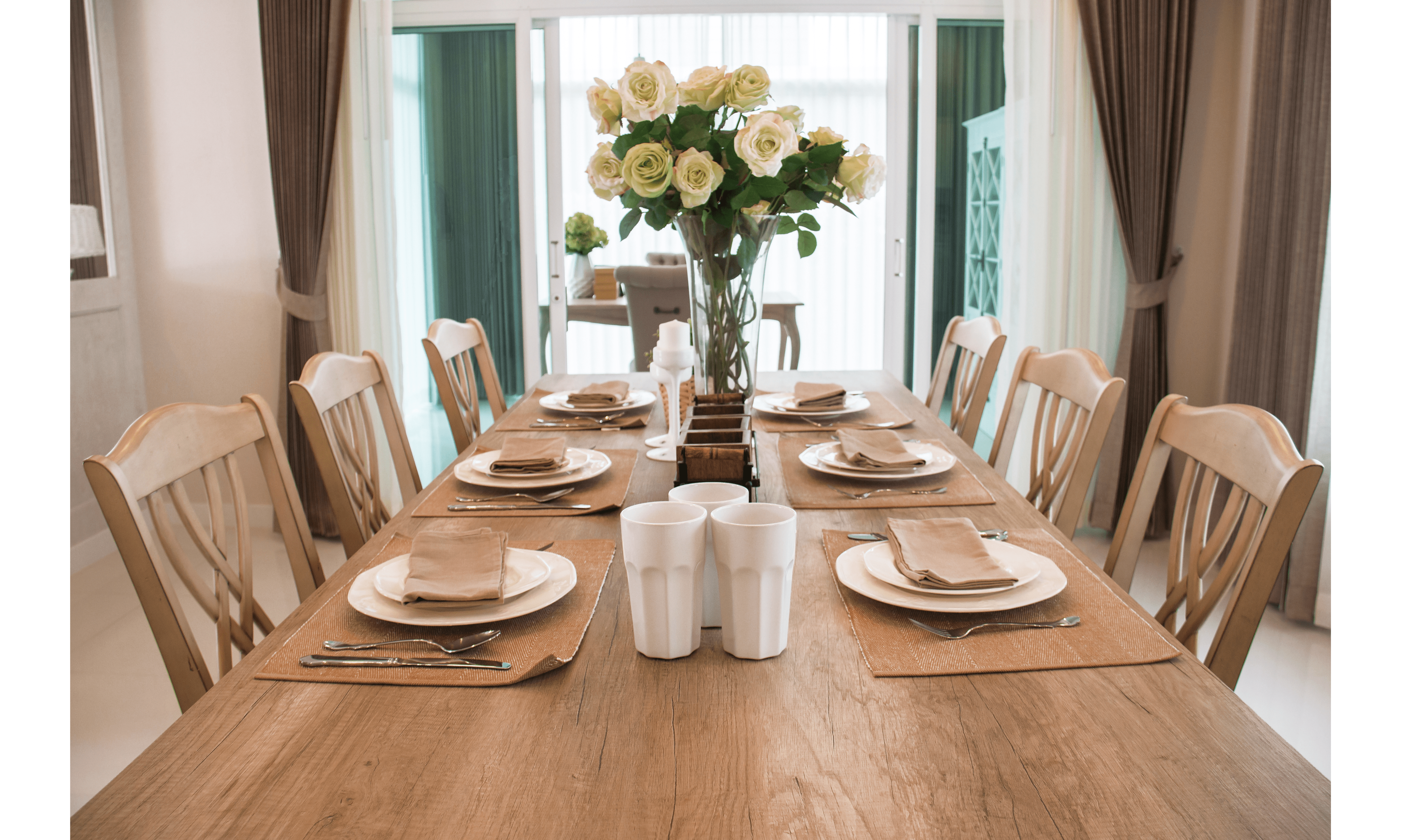 Modern dining sets featuring sleek designs and contemporary aesthetics.