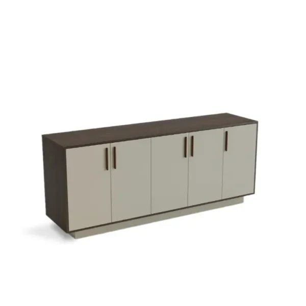 Milan credenza with a modern sleek design, durable wood construction, and ample storage space by Profine Furniture.