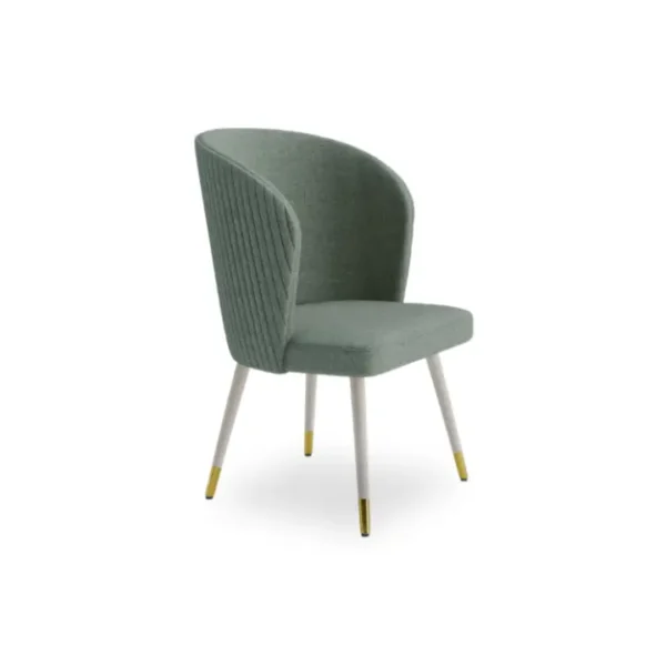 Fiam Dining Chair with a sleek and minimalist wooden frame, perfect for modern dining spaces.