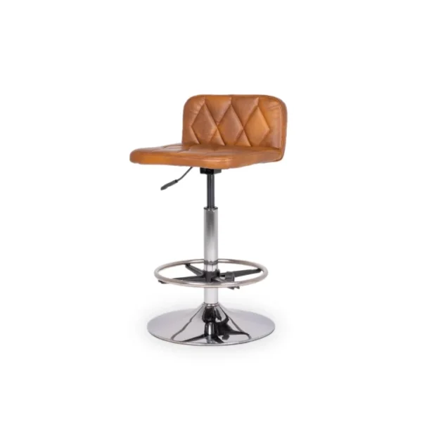 Elegant Prima Bar Stool with a sleek metal frame and comfortable seat.