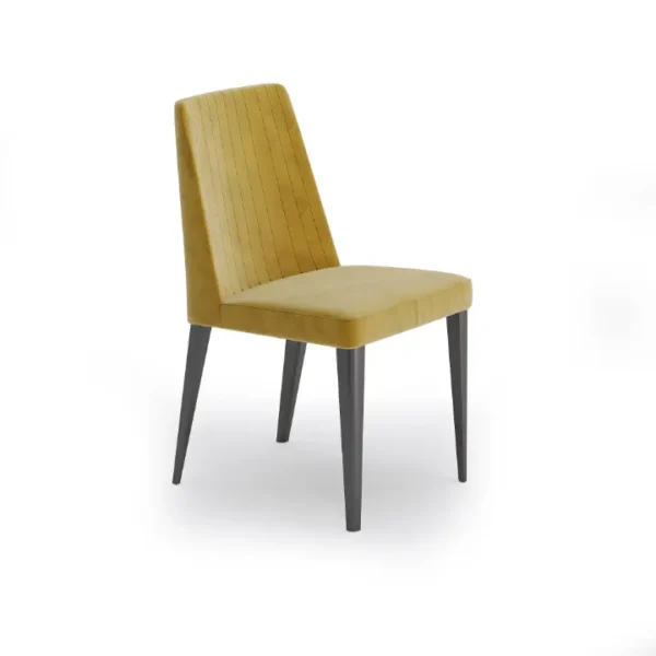 Celeste Dining Chair with a modern design and comfortable seating for elegant dining spaces.