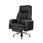 Side view of Luxe CEO Chair showcasing adjustable armrests.