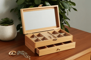 Bunnings Wooden Jewellery Box Organizer