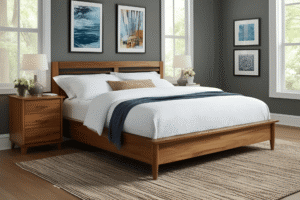 Engineered wood bed design