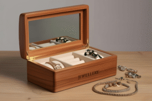 Premium Teak Wood Jewellery Box