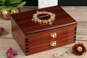 Premium Wooden Jewellery Box from Meesho