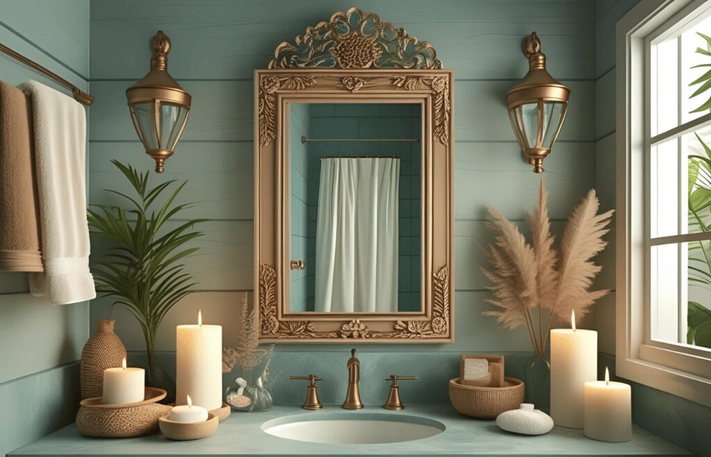 Bathroom Haven Mirror Frame