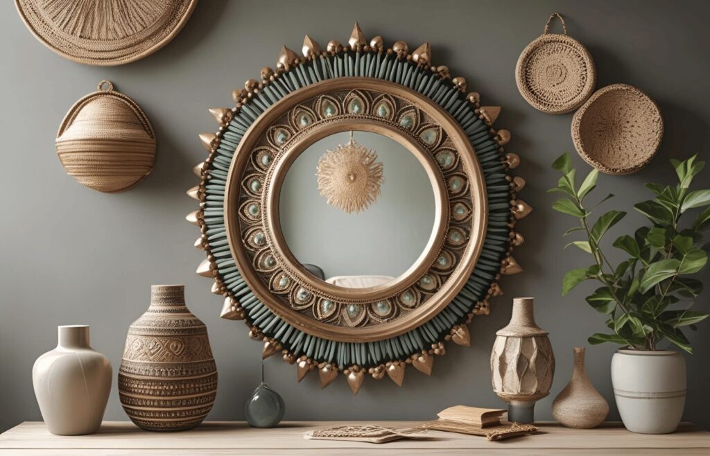 Boho Chic Mirror Frame