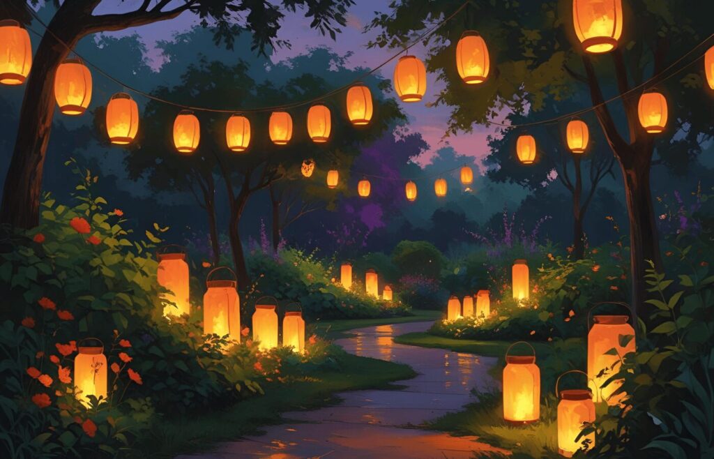 Candle Lantern Garden Lights
