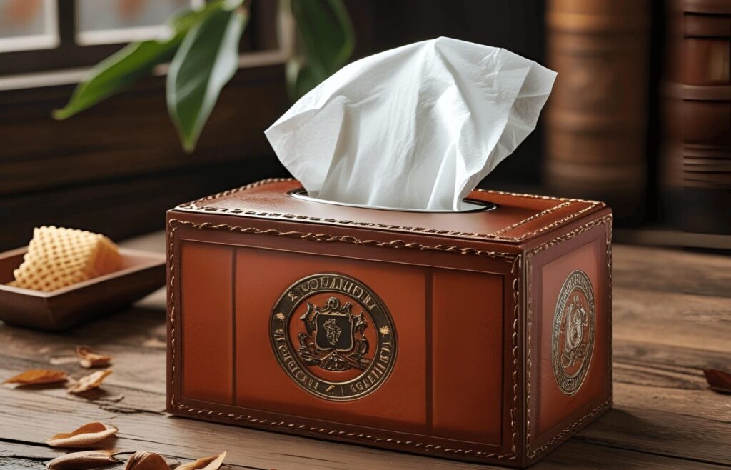 Customized Logo Tissue Holder