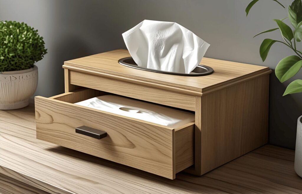 Drawer Style Tissue Box